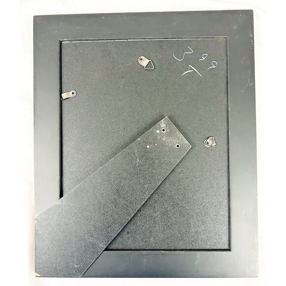 Vtg Wildlife Animal Bobcat Print by James Lockhart in Faux Burl Wood Frame - Picture 4 of 4